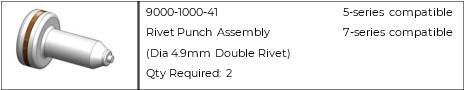 sug spare com rivet punch